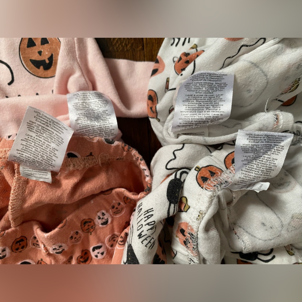 Chick Pea Pajamas 4T cotton PJs girls fall halloween festive long sleeve BUNDLE - Picture 15 of 16